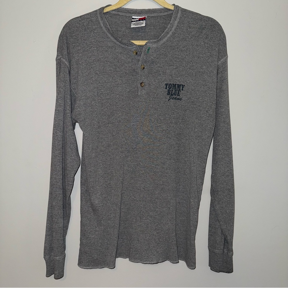Vintage Gray Long Sleeve Shirt